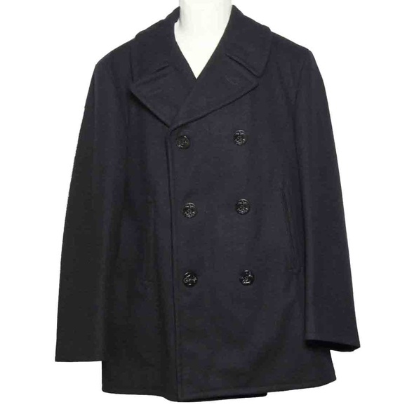 US Military Other - Mens USA Military Peacoat Black Size 38
